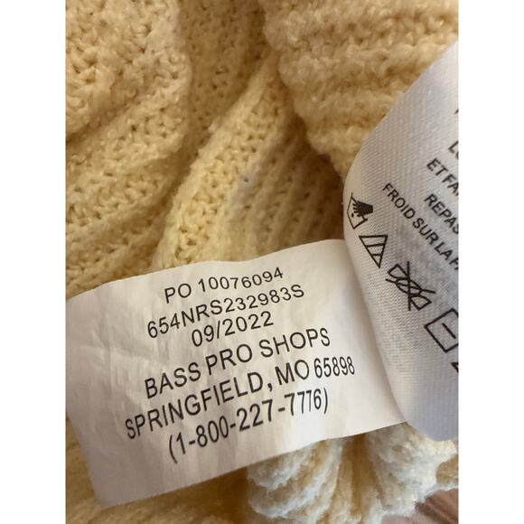 Natural Reflections Sweater | Butter Yellow Ribbed Knit Oversized Pullover | M - Picture 11 of 12